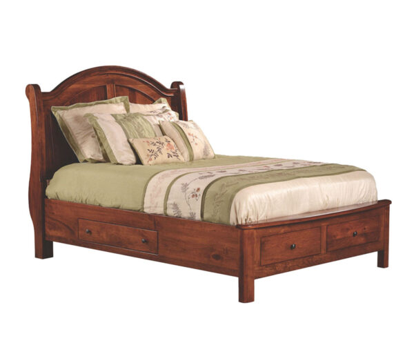 Meridian Sleigh Bed With Drawers