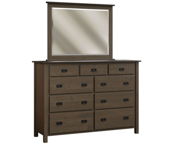 Dutch Country Mission 9 Drawer Dresser