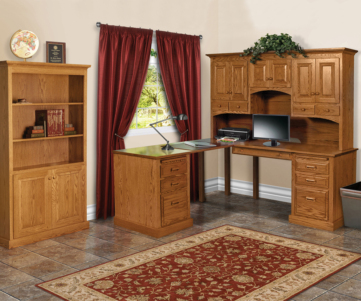 Traditional Corner Desk - Image 5