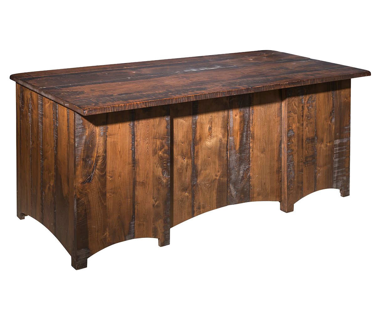 Barn Floor Double Pedestal Desk - Image 2