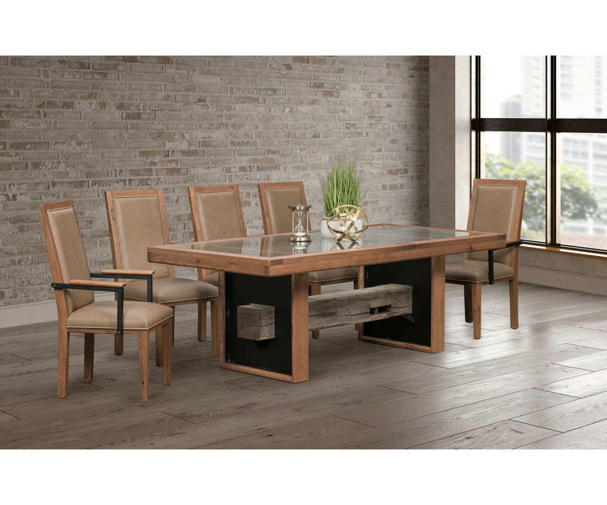 1869 Tempered 1/2" Glass Top Table - Image 2